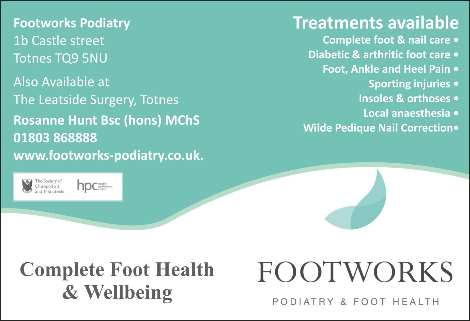 Footworks Totnes Directory